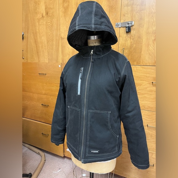 Women's Black Utility Jacket - Picture 3 of 8